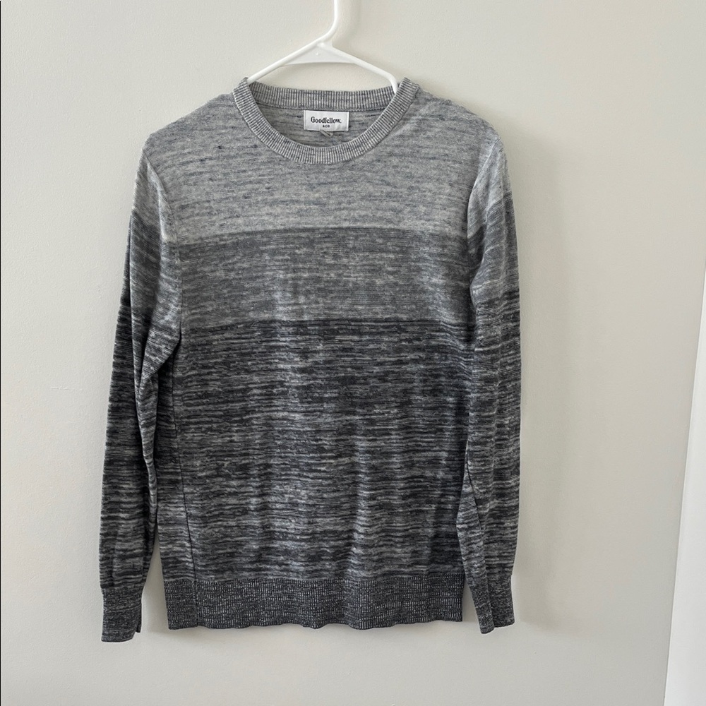 Goodfellow & Co Charcoal Ombre Crewneck Sweater
